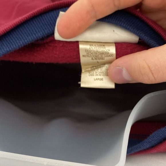 MC Christmas Frosty the Snowman Red Ugly Crewneck Sweatshirt Size L - Picture 5 of 5